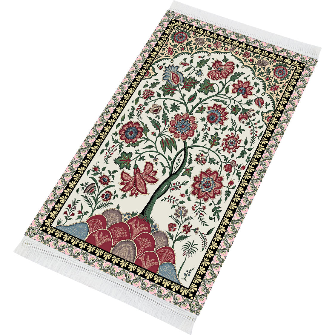 Floral Prayer Mat - Sajjadah
