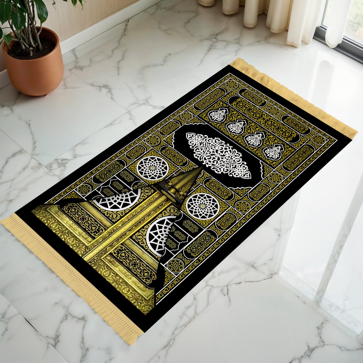 Kaaba Door Prayer Mat