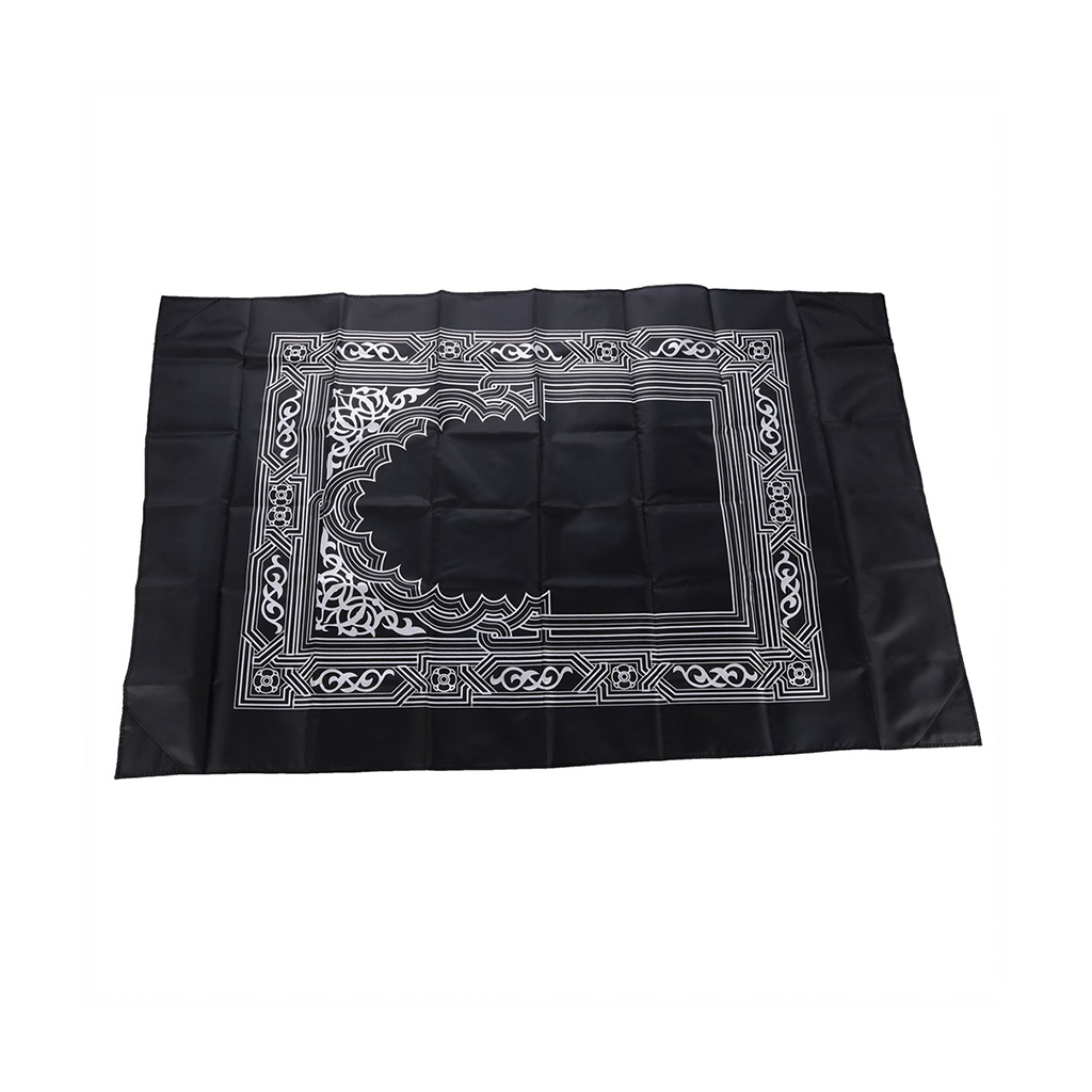 Portable Muslim Prayer Mat with Qibla Compass