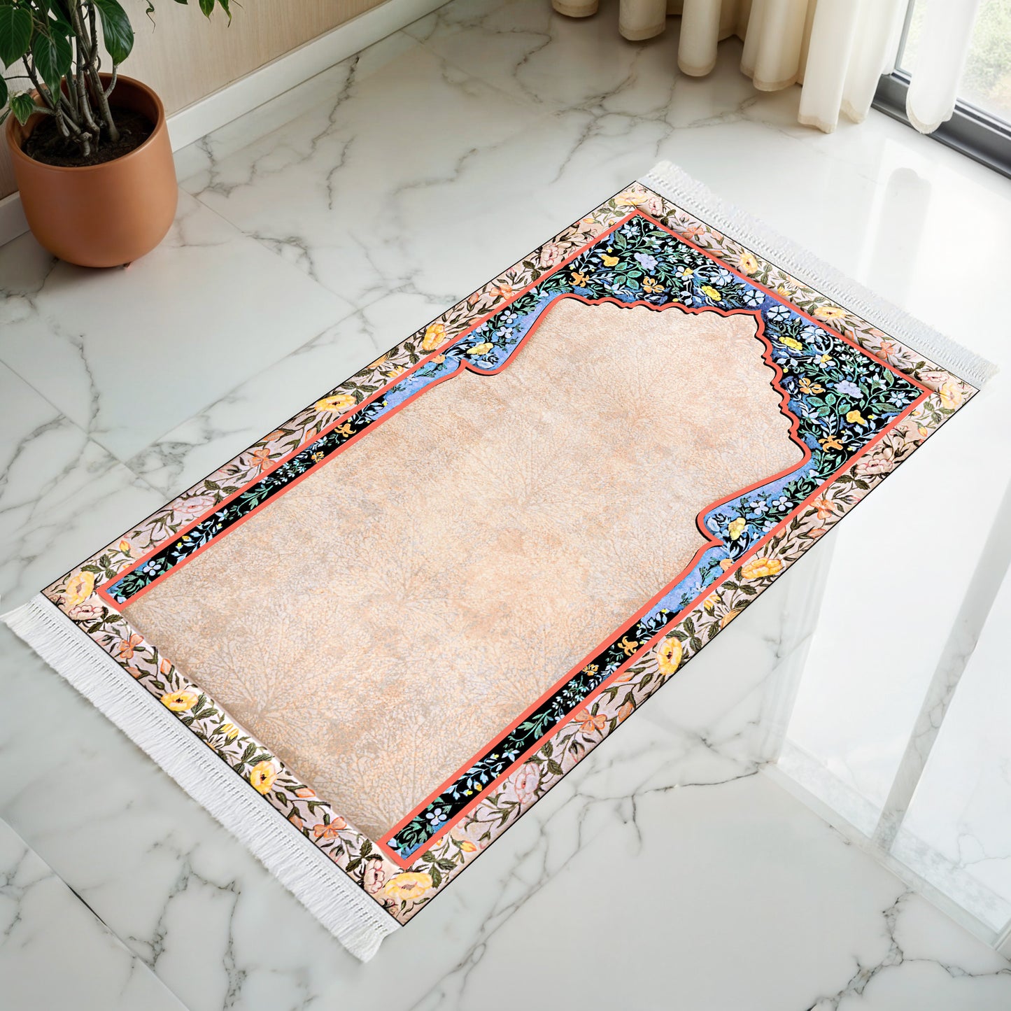 Andalus Flowers  Prayer Mat