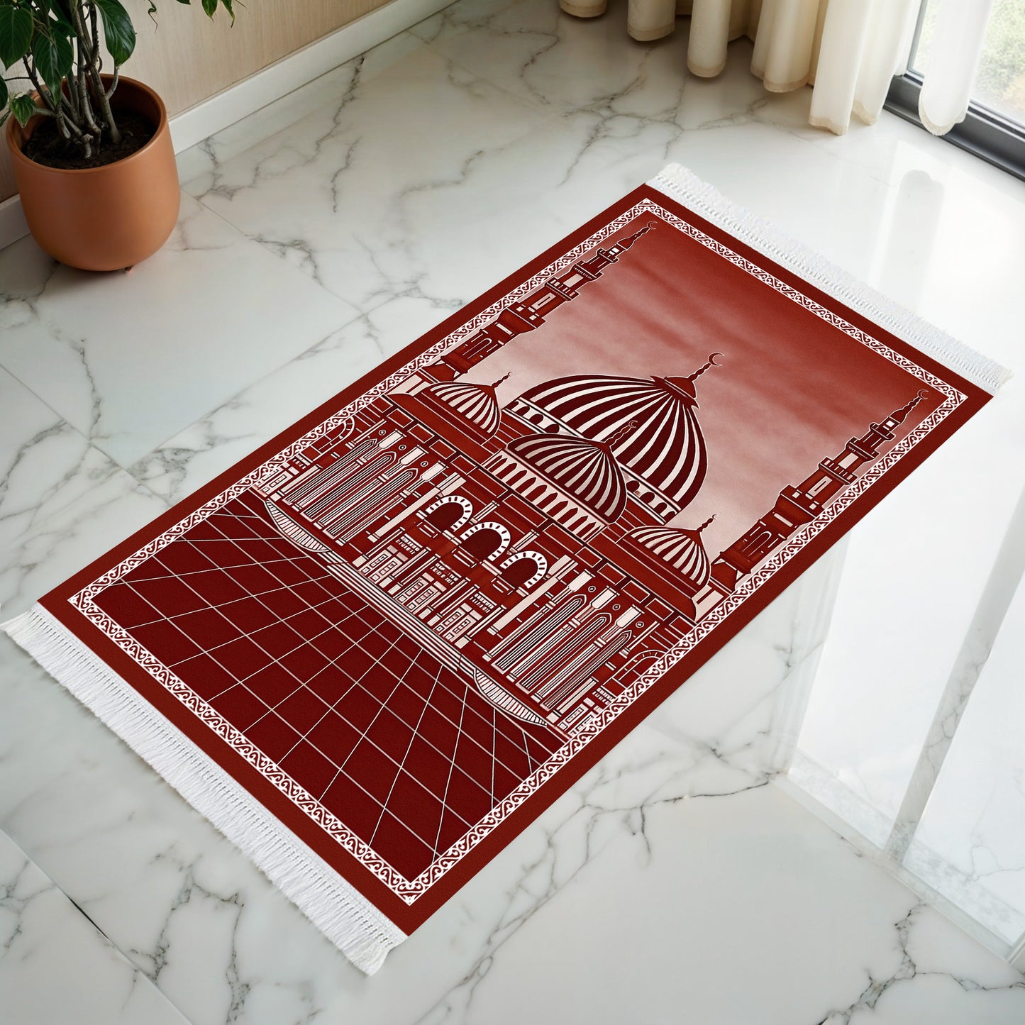 Surkh Minar Prayer Mat - Sajjadah