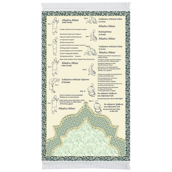 Step By Step Salah - Visual Prayer Learning Mat