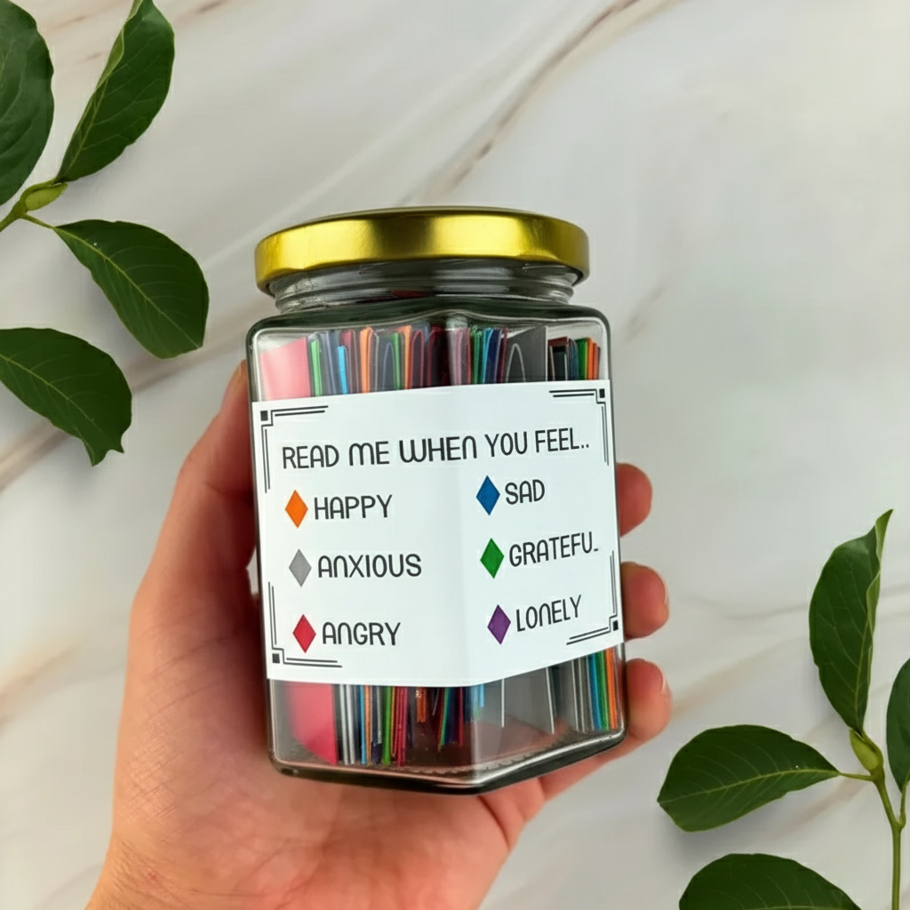 Islamic Affirmation Jar - 100+ Quran & Hadith-Based Messages for Every Emotion