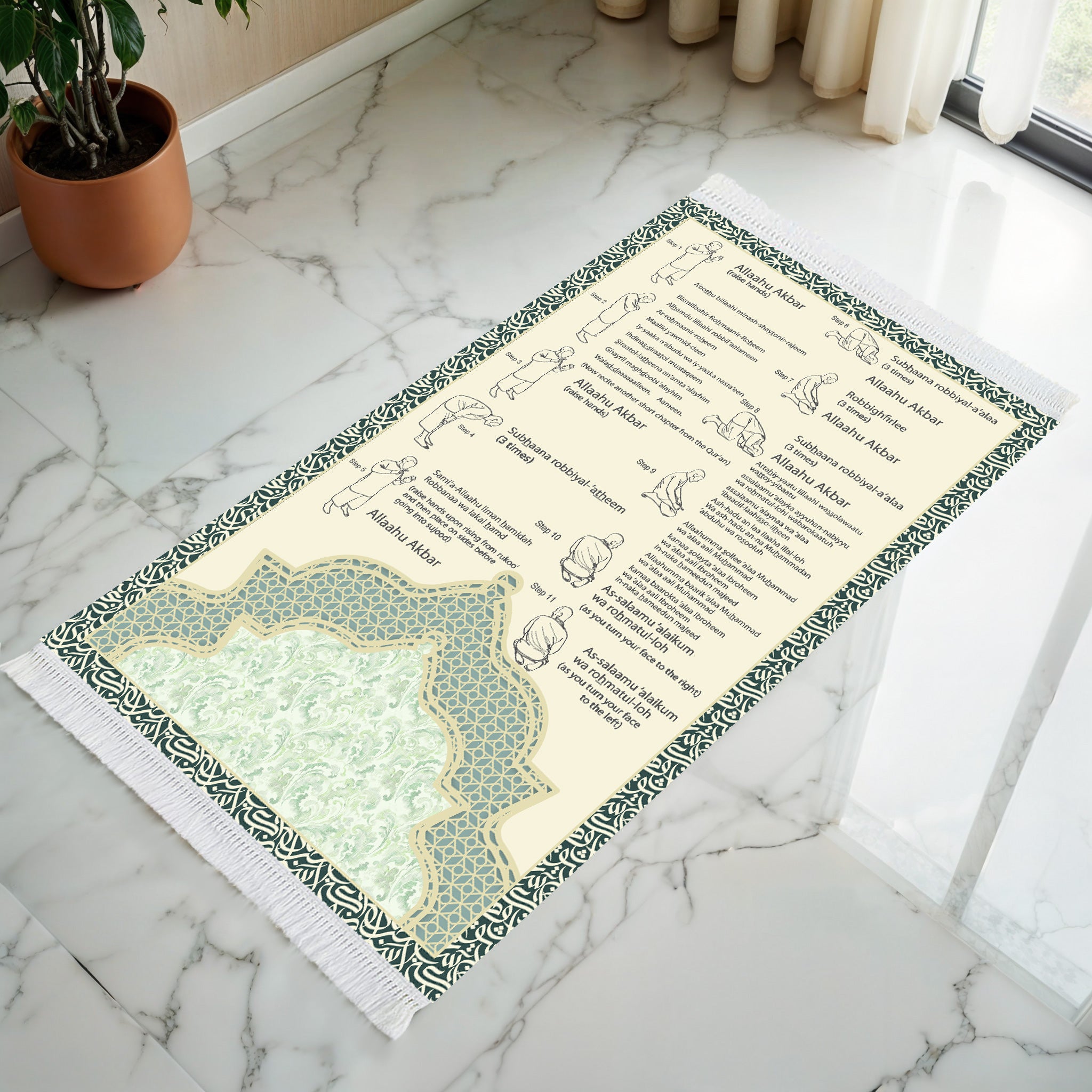 Step By Step Salah - Visual Prayer Learning Mat
