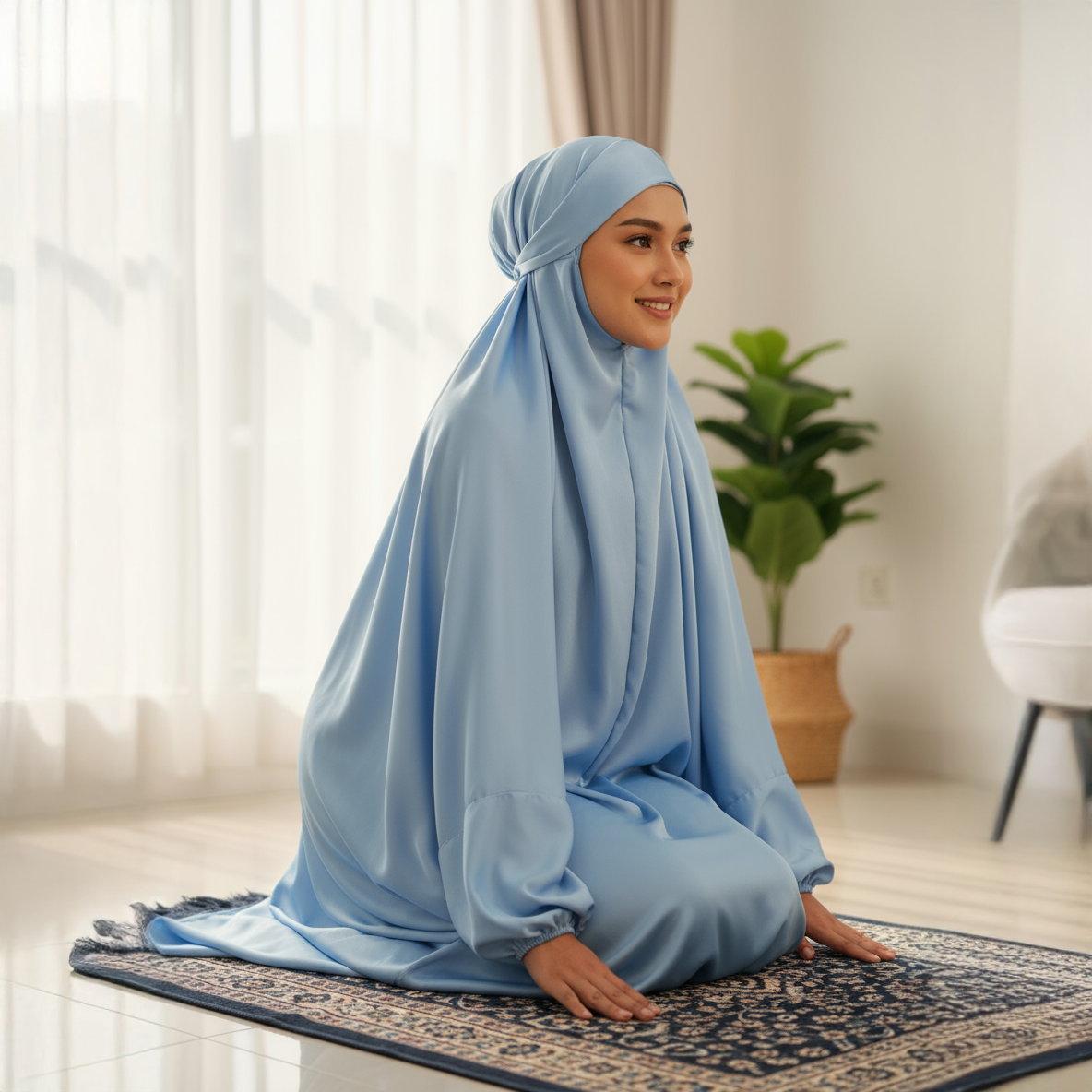Modest Prayer Jilbab Set for Kids and Adults