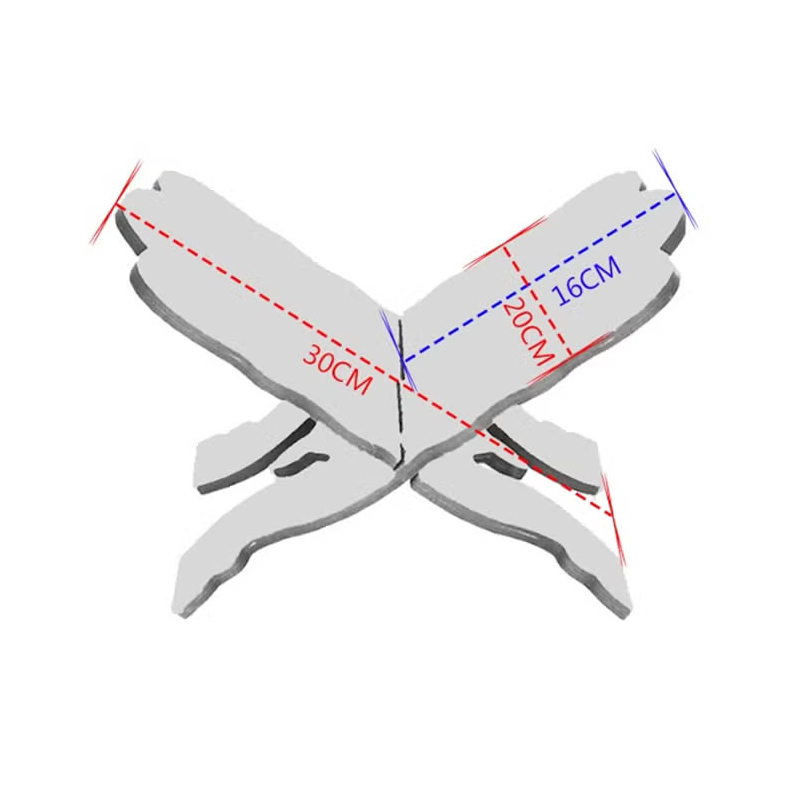Mushaf Holder in Wood, Stand for Quran