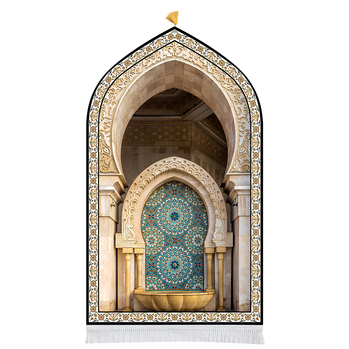 3D Mihrab Premium Prayer Mat