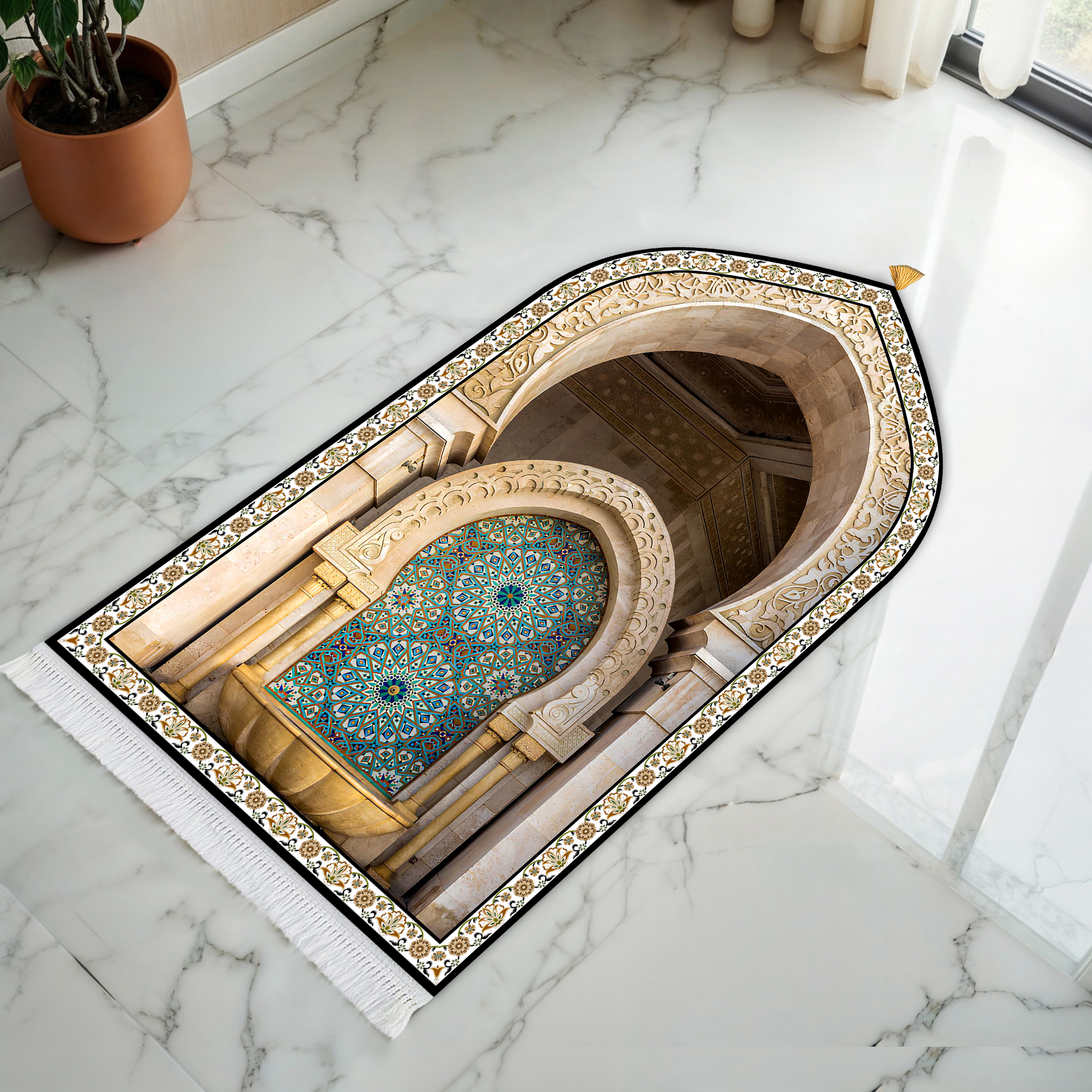3D Mihrab Premium Prayer Mat