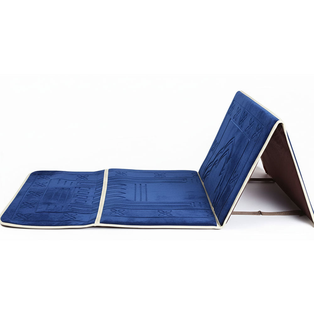 Foldable Prayer Rug with Back Rest