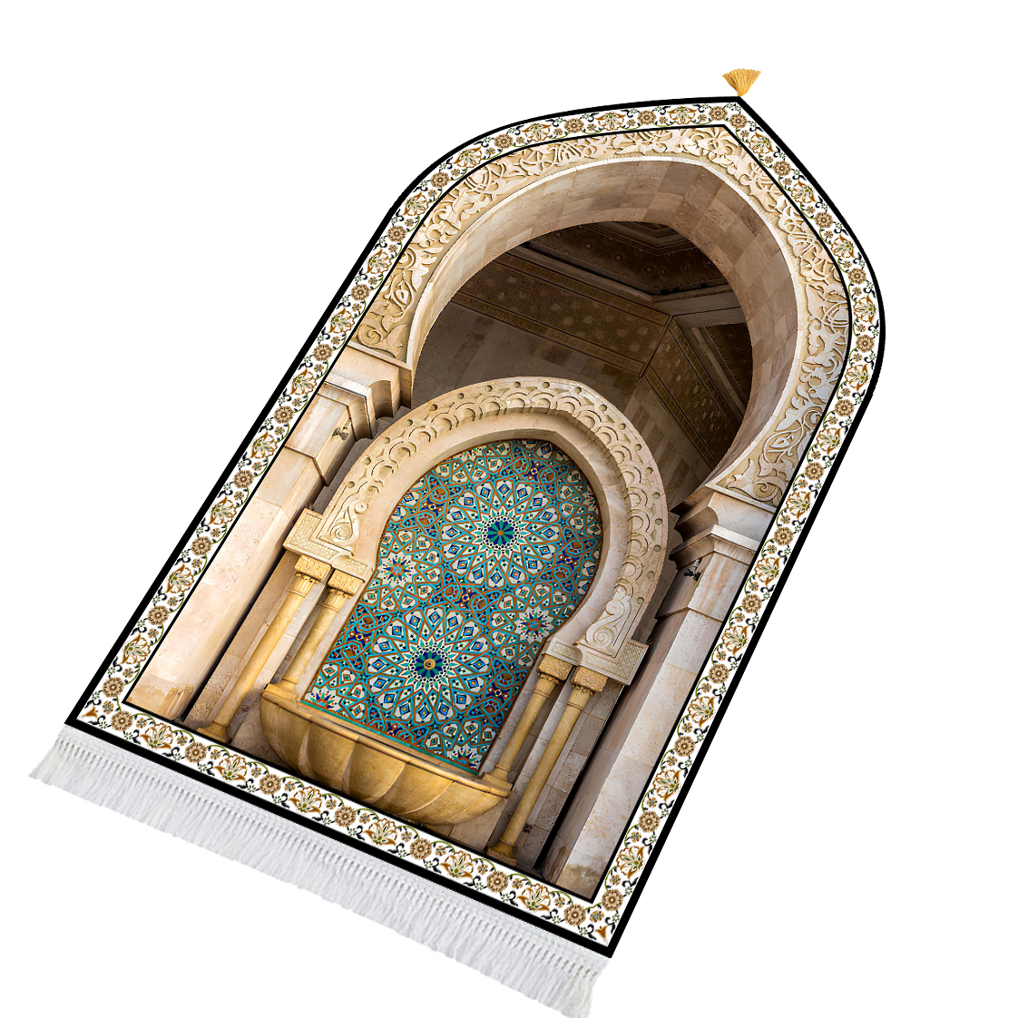 3D Mihrab Premium Prayer Mat