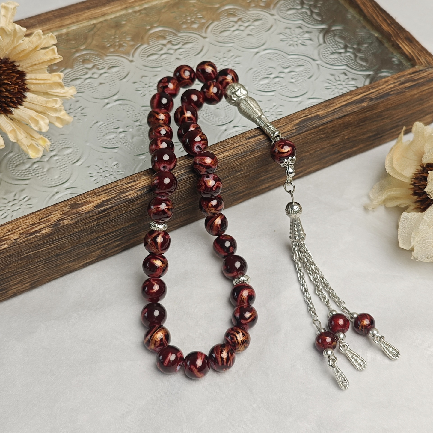 🎁 Tasbeh 33 Pearls - Prayer beads (100% off) - Sajjadah