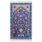 Navy Blossoms  Prayer Mat