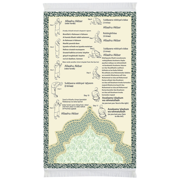 Step By Step Salah - Visual Prayer Learning Mat