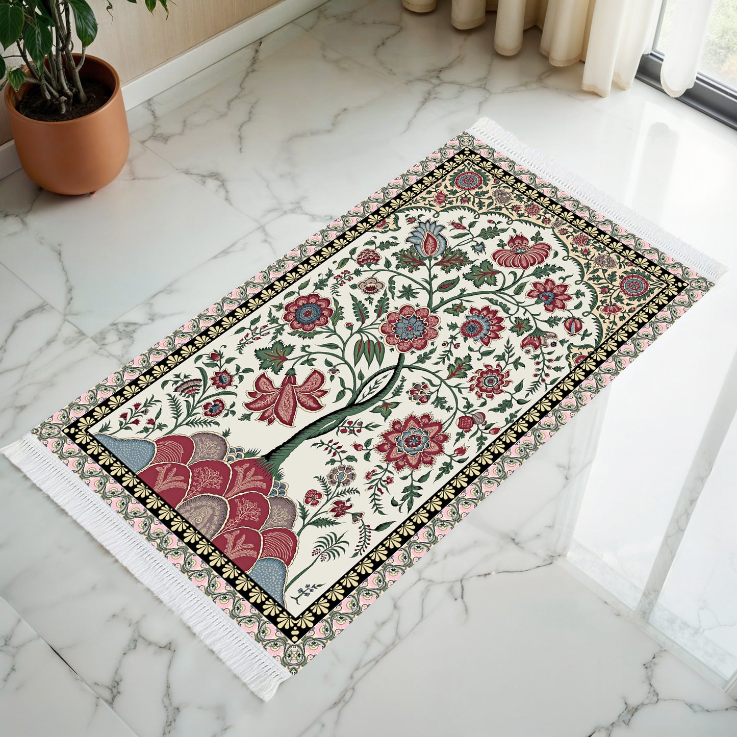 Floral  Prayer Mat