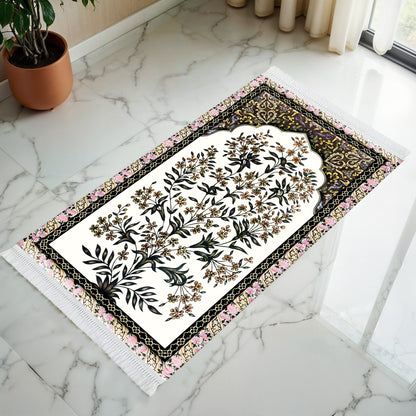 Antique Floral  Prayer Mat