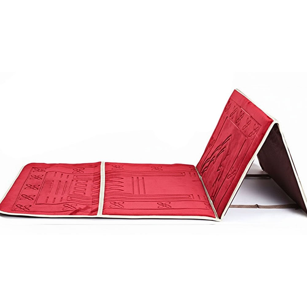 Foldable Prayer Rug with Back Rest